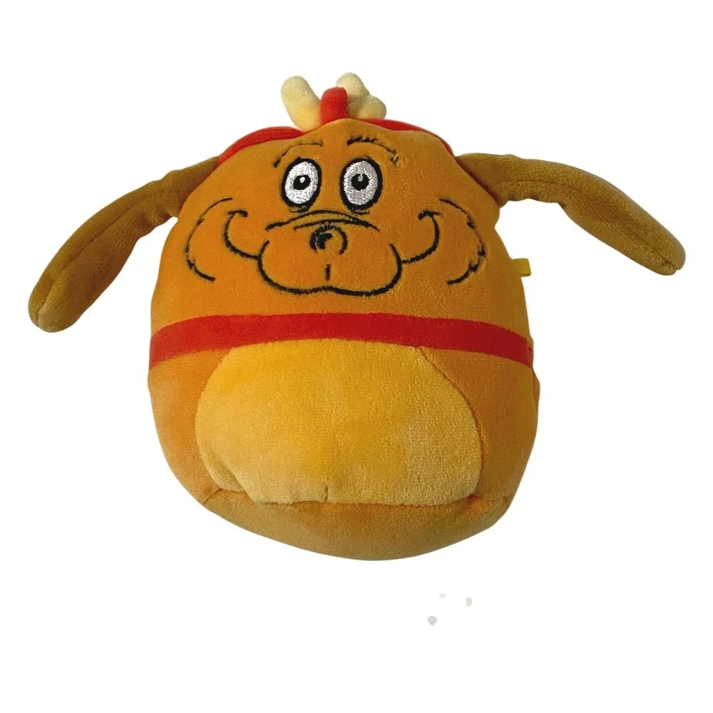 Squishmallows Dr Seuss Grinch Max the Dog Reindeer Plush 5